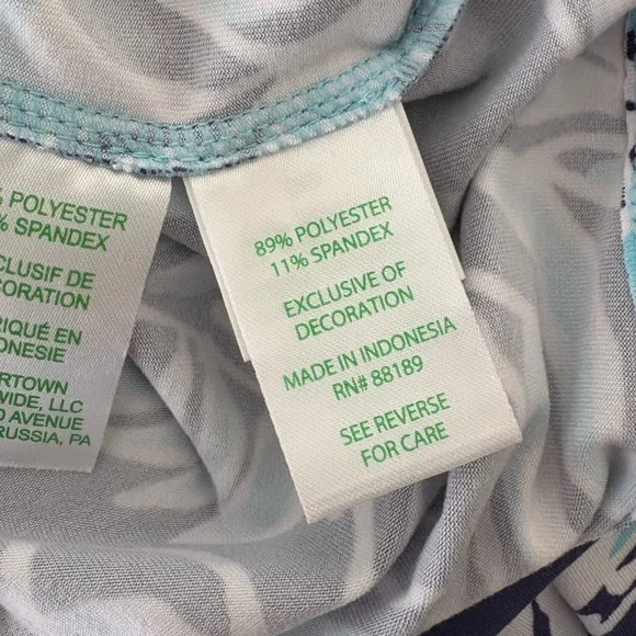 Lilly Pulitzer Dune Dress UPF 50+; Blue Tropical Floral Print - Picture 7 of 7